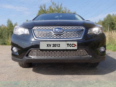 Рамка номерного знака Subaru XV (комплект) ТСС для 2011-2017
