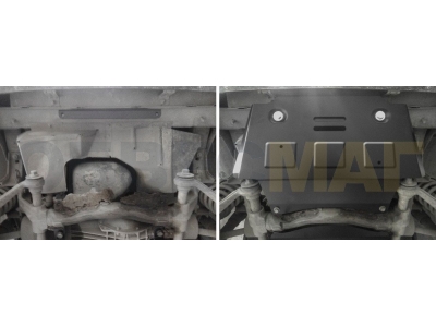 Защита картера Автоброня, сталь 2 мм для Chevrolet Niva/Niva Travel 2002-2021