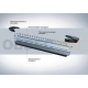 Пороги алюминиевые Rival BMW-Style для Kia Sorento 2020-2021